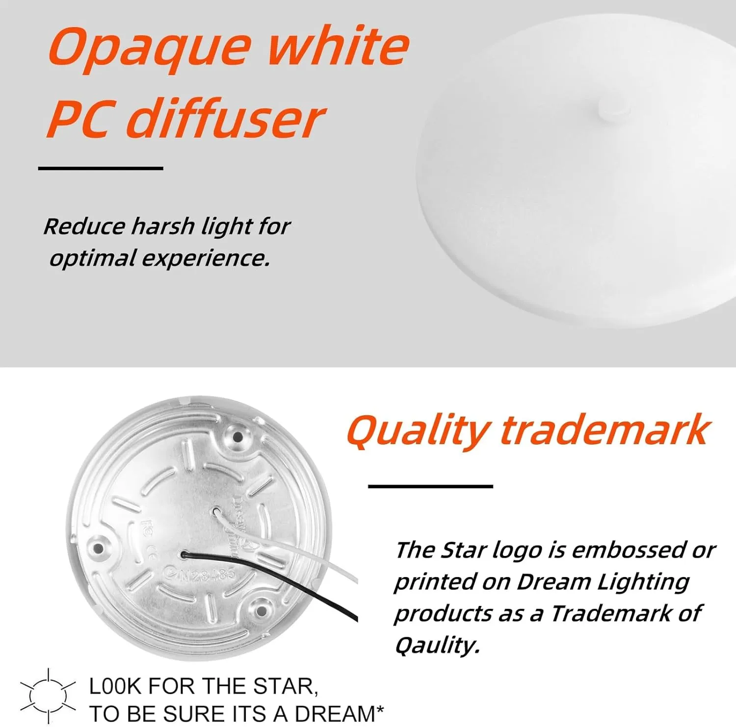 3.5inch 12 Volt RV LED Lights Interior Ceiling Light with Switch Under Cabinet Lights for RV Trailer Boat 3500K Soft White Lighting, 3.7watt 250lumens Set of 4