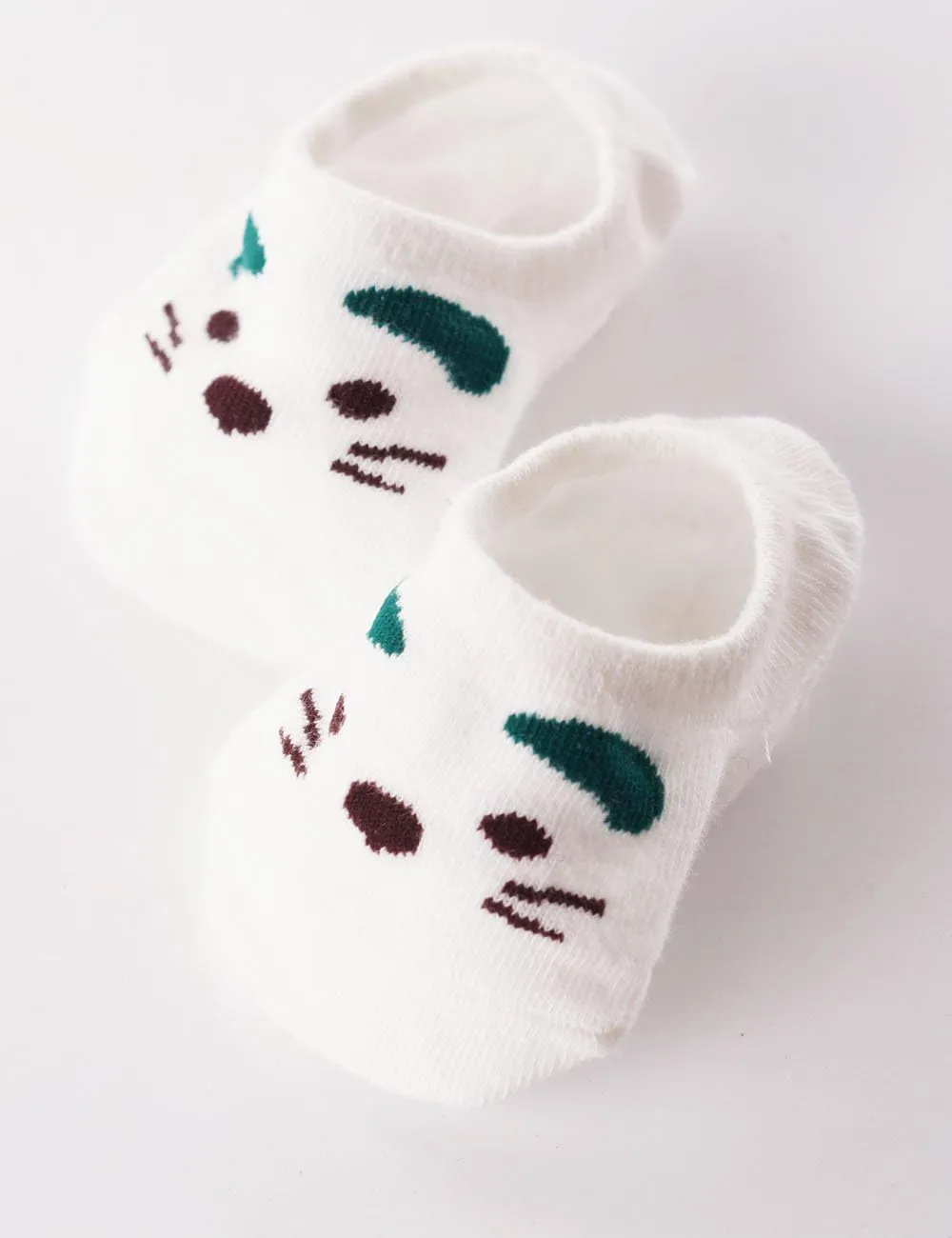6 Pairs Baby Toddler Kids Cute Fashion Cotton No Show Socks for Boys and Girls
