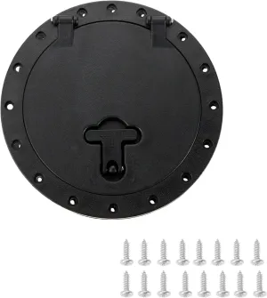 6/8/9 Inch Round Hatch Cover Deck Plate ABS Accessories Hatch Cover with Red Waterproof Bag for Kayak Boat Fishing Rigging