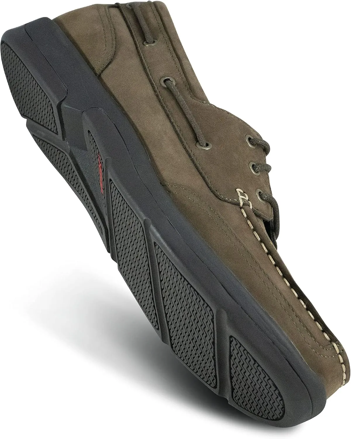 Apex Men's Orthopedic Boat Shoe - Dark Brown