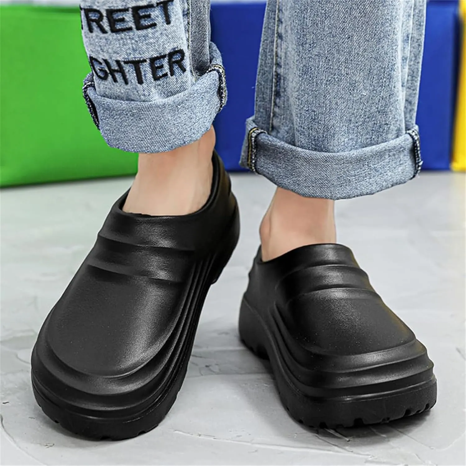 Armadillo Clogs for Nurses Chef Shoes Men Nonslip Work Shoes Women Kitchen Restaurant Slip Resistant Lightweight Waterproof for Food Service Nursing Shoe Casual Walking Footwear Oil Non-Slip Working
