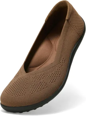 Arromic Women Flats Comfortale V-Cut Flat Shoes for Women Ballet Flats Wide Toe Box