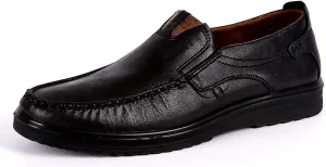Asifn Men Casual Driving Shoes Leather Penny Loafers Slip Ons Outdoor Boat Walking Comfortable Walking Flats Breathable