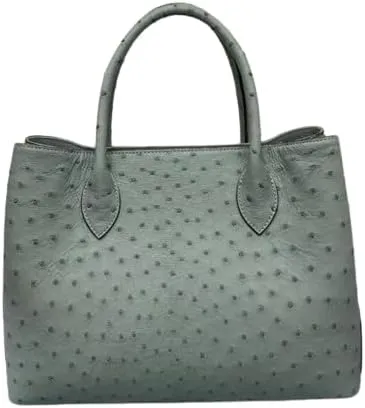 Authentic Real True Ostrich Skin Women's Totes Female Handbag Genuine Exotic Leather Lady Working Purse Large Shoulder Bag