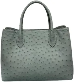 Authentic Real True Ostrich Skin Women's Totes Female Handbag Genuine Exotic Leather Lady Working Purse Large Shoulder Bag