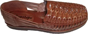 Barclay Men's Hand Woven Leather Huarache Sandal for All-Day Comfort