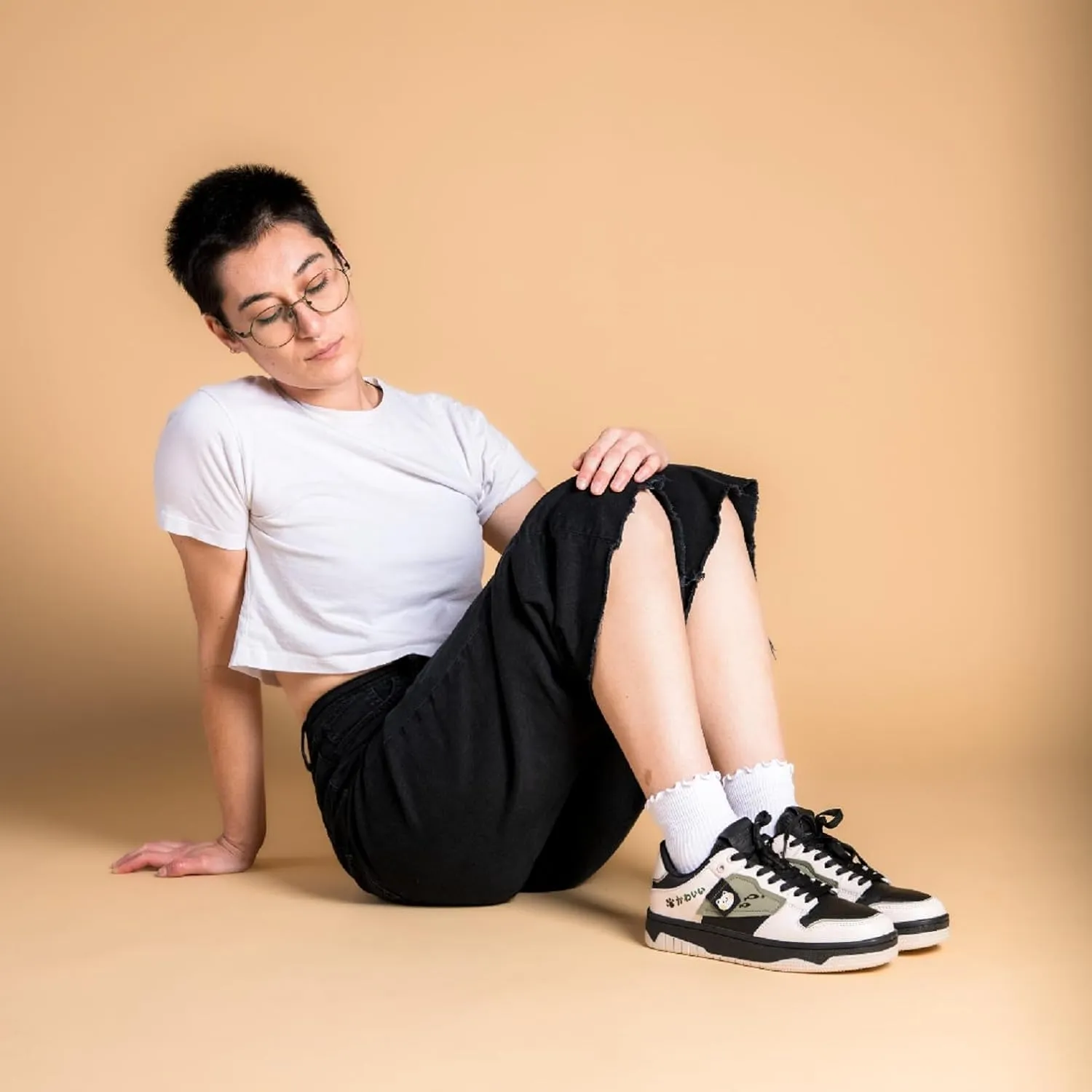 Bobo's House Women's Shoes Kawaii Neko Chunky Casual Fashion Sneakers Walking Shoes Women Kawaii Accessories Shoe
