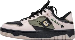 Bobo's House Women's Shoes Kawaii Neko Chunky Casual Fashion Sneakers Walking Shoes Women Kawaii Accessories Shoe