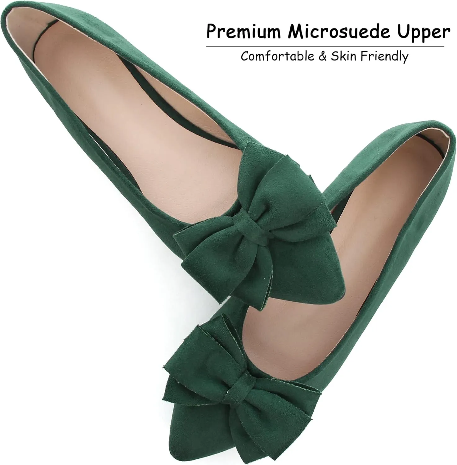 Dear Time Women's Ballet Flats Dress Ballet Shoes Slip on for Office Work Comfortable Shoes