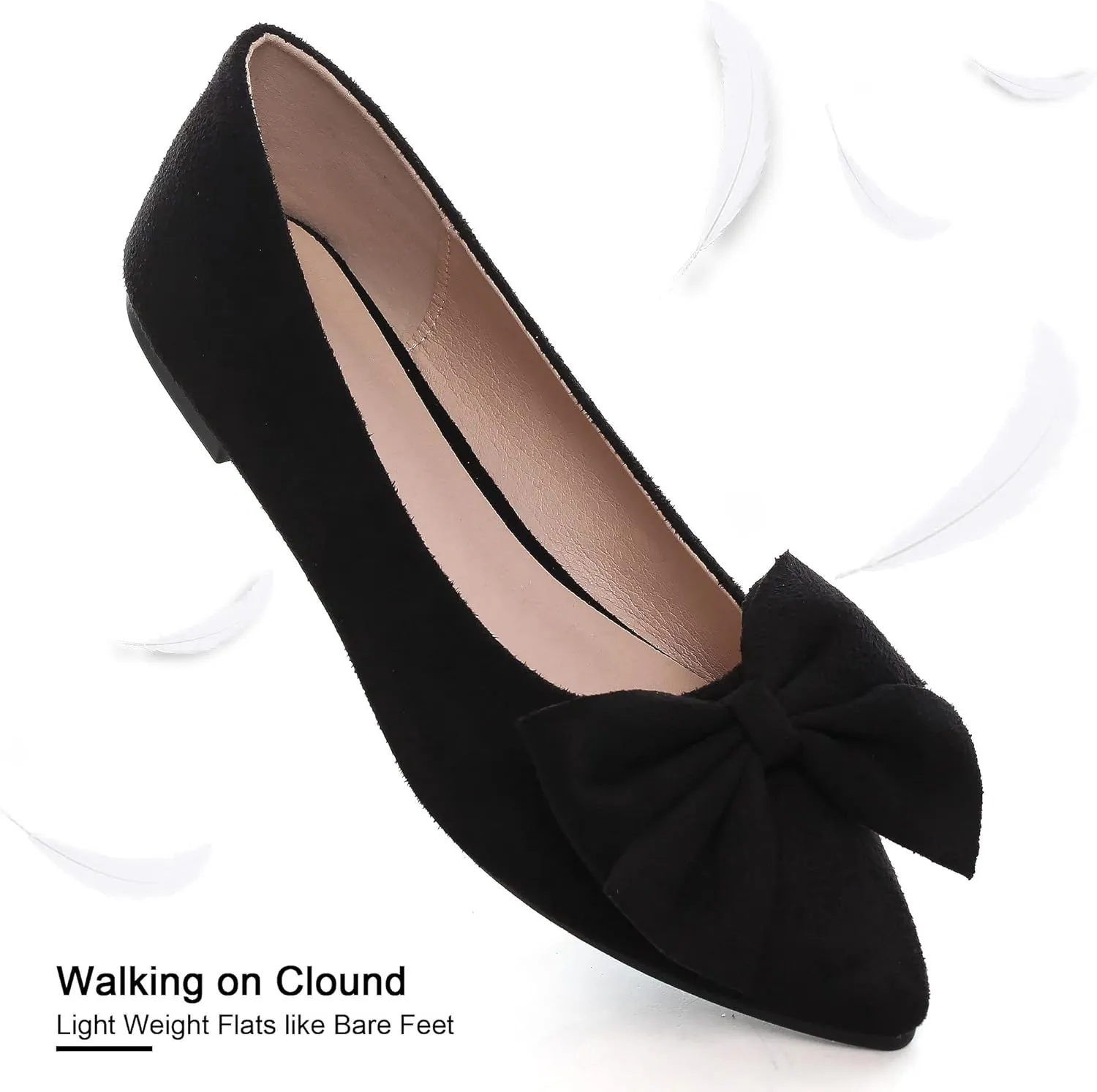 Dear Time Women's Ballet Flats Dress Ballet Shoes Slip on for Office Work Comfortable Shoes