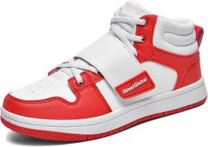 DimaiGlobal Kids Basketball Shoes Boys Girls High Top Sneakers for Youth Durable Sports Shoes Breathable Skate Shoes School Trainers