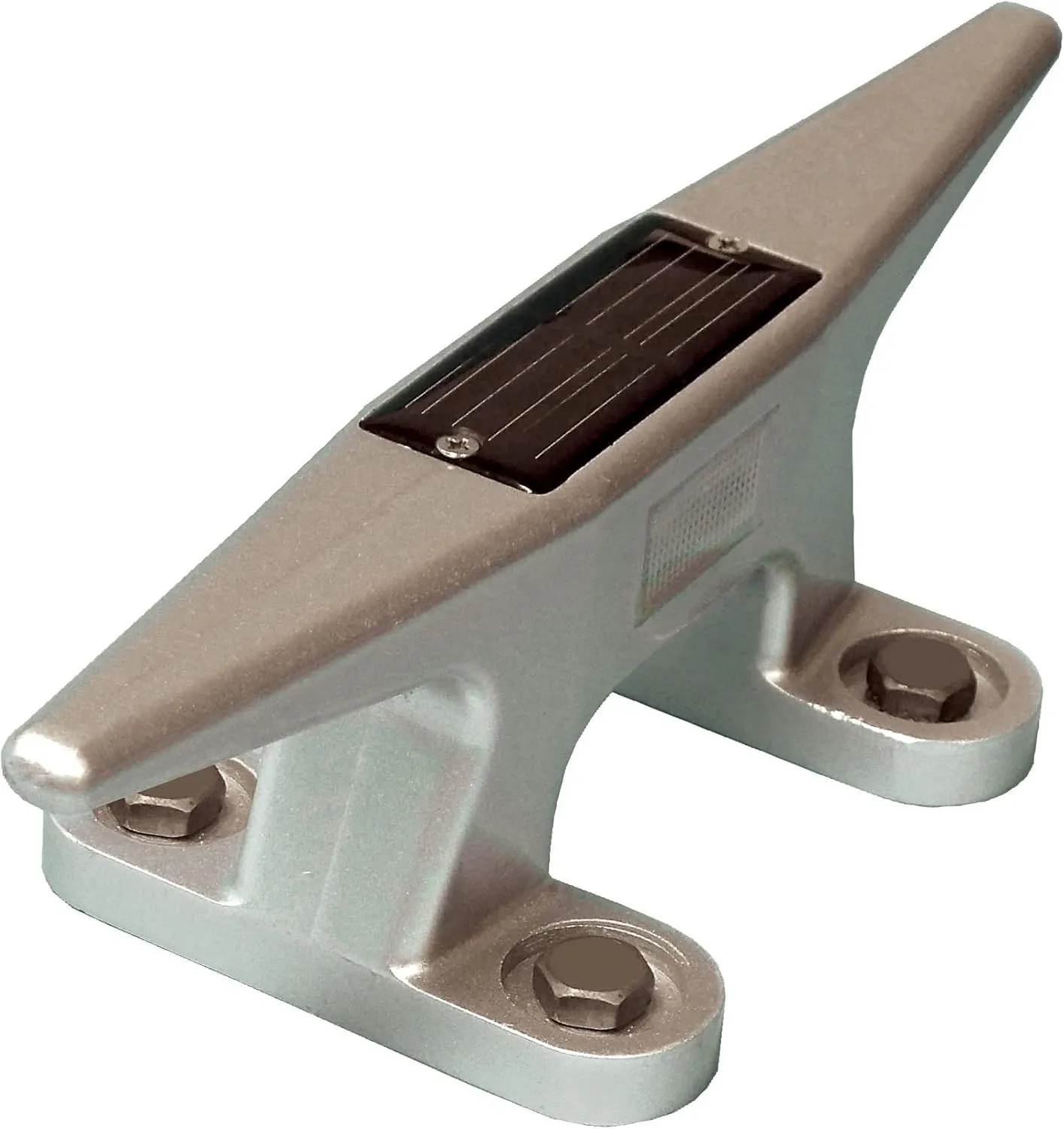   Dock Cleat Boat Open Base Solar Lighting, 10-Inch