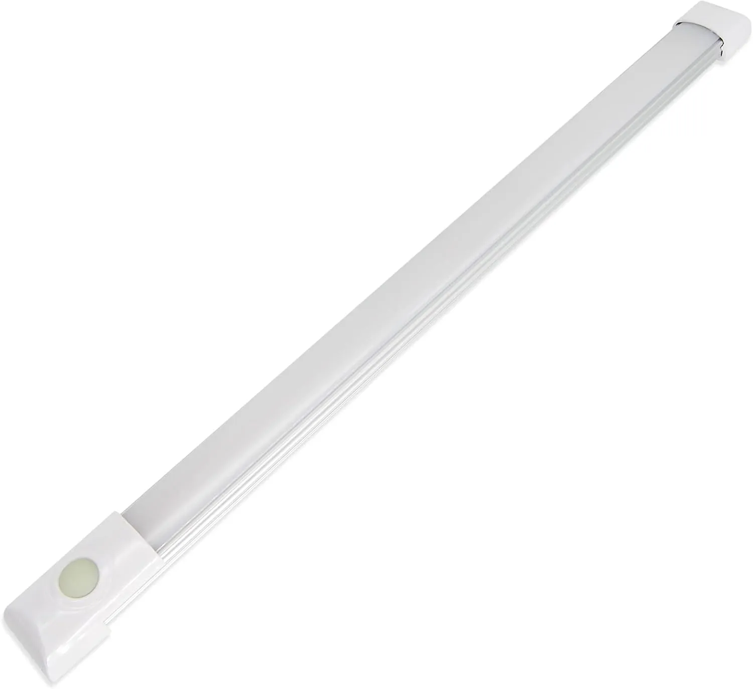 Dream Lighting 12V LED Under Cabinet Strip Light RV Interior Light with Switch 12inch Slim Line Lights - 5.4W, 6000K 2-Phased White Lighting (1 Light)