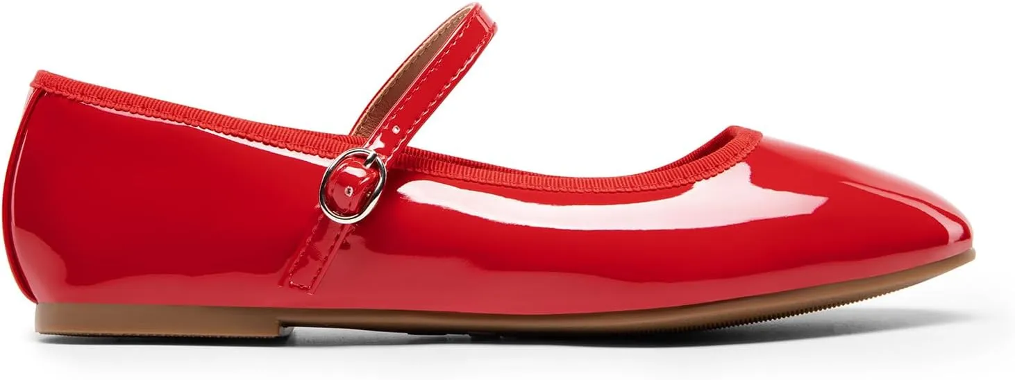 DREAM PAIRS Women's Ballet Flats Mary Jane Shoes, Round Toe Comfortable Dressy Casual Slip-on Work Daily Soft Flat Shoes