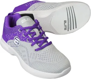 ELITE Women's Comfort Bowling Shoes - Universal Slide Soles, Ultra Light-Weight Mesh Athletic Style for Bowlers