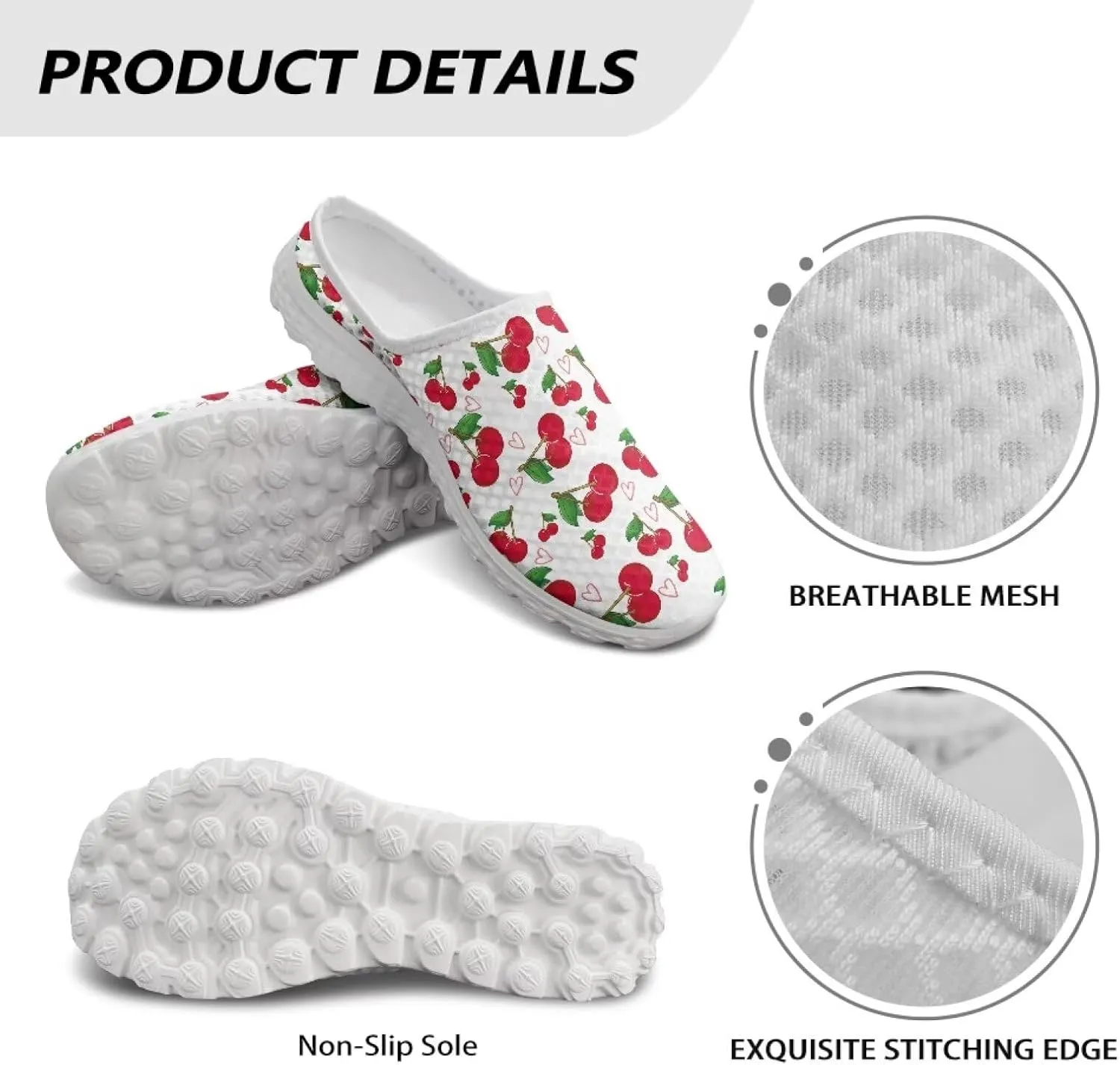GOSTONG Slip-On Mule Clog for Women Comfortable Mules Shoes Breathable Non Slip Backless Slide Loafers for Walking Work Size 6-13.5
