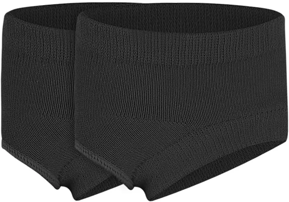 Half Socks for Women, Open Toe Half Socks Cotton Toe Topper Socks for Mule Flip Flop Clogs Slide Slipper Liner Socks, 2 Pair