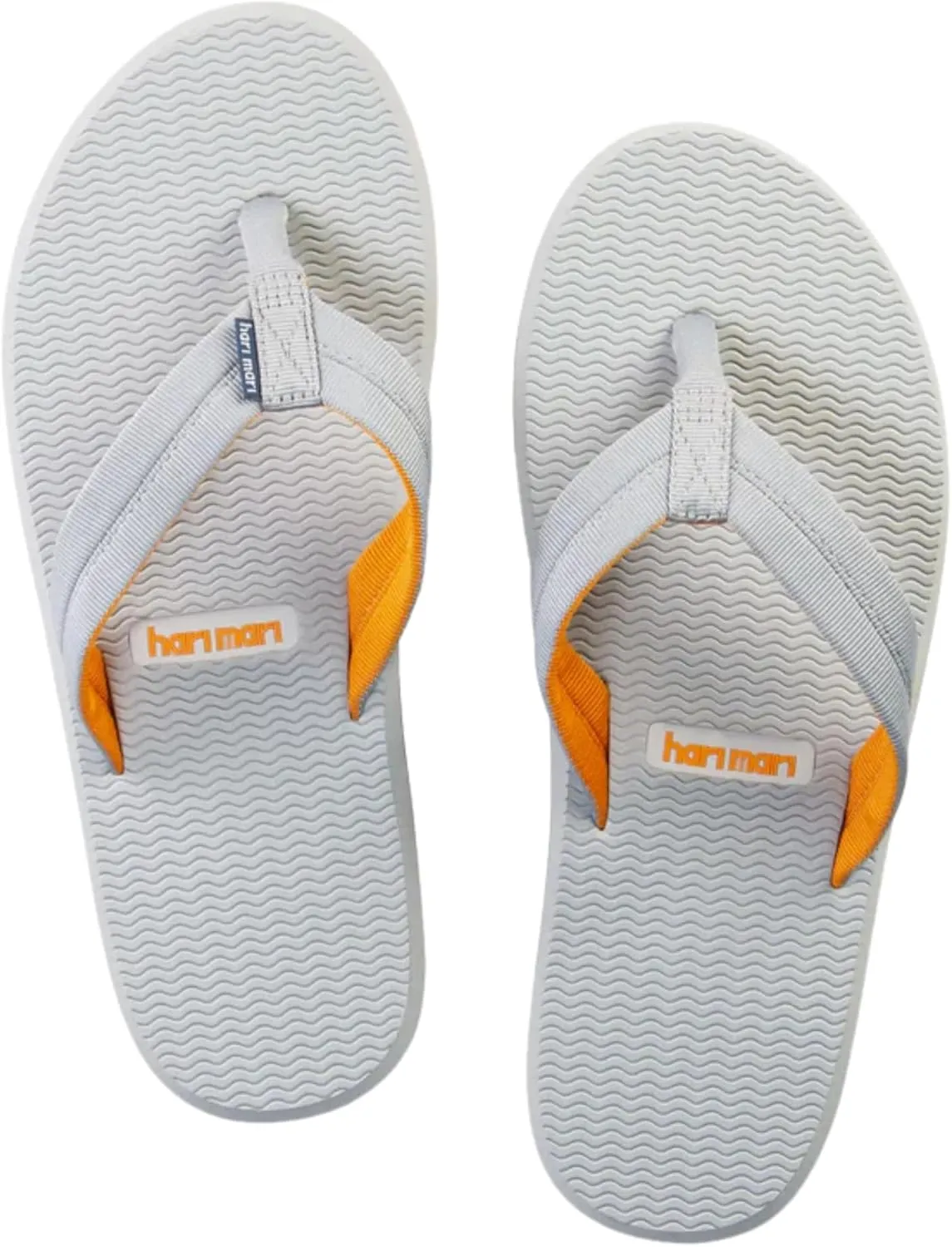 Hari Mari- Dunes- Men's Waterproof Boat Safe Colorful Rubber Flip Flops- No Break Ins, Firm Arch Support, Antimicrobial, and Floats in Water