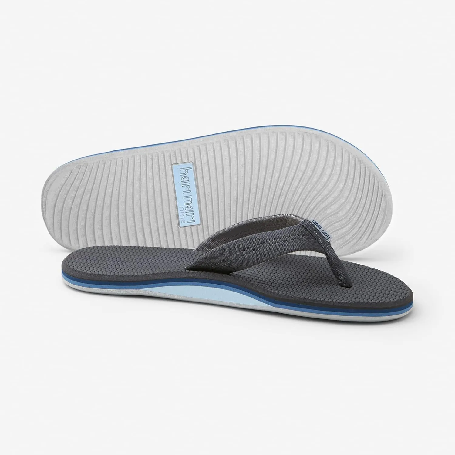 Hari Mari- Dunes- Men's Waterproof Boat Safe Colorful Rubber Flip Flops- No Break Ins, Firm Arch Support, Antimicrobial, and Floats in Water