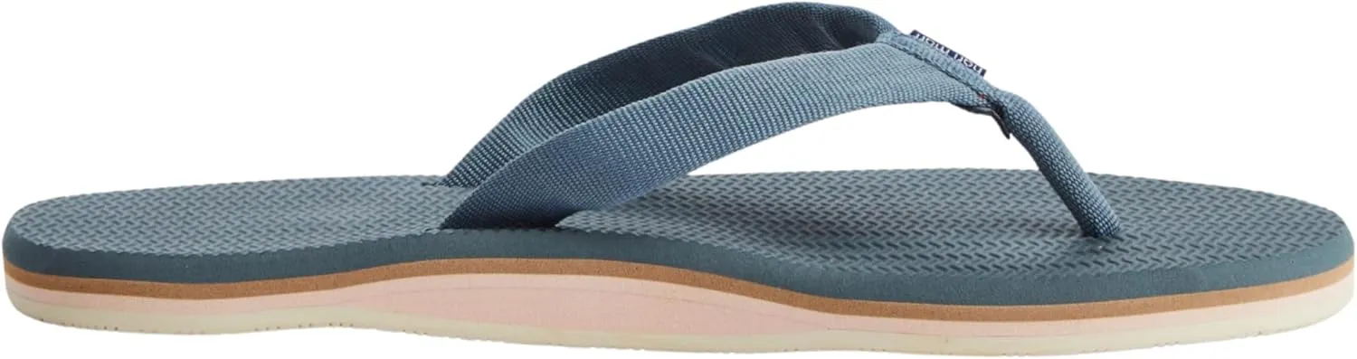 Hari Mari- Dunes- Women's Waterproof Boat Safe Colorful Rubber Flip Flops- No Break Ins, Firm Arch Support, Antimicrobial, and Floats in Water