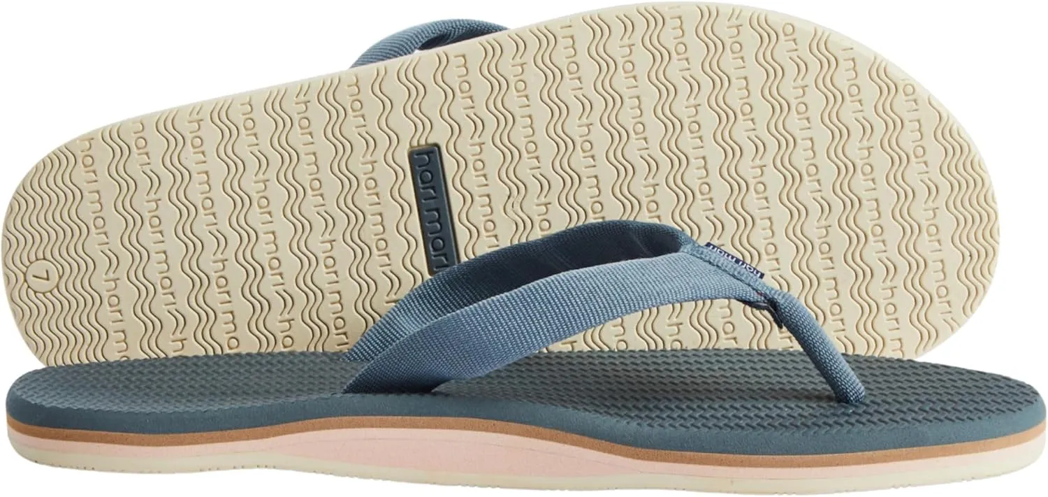 Hari Mari- Dunes- Women's Waterproof Boat Safe Colorful Rubber Flip Flops- No Break Ins, Firm Arch Support, Antimicrobial, and Floats in Water