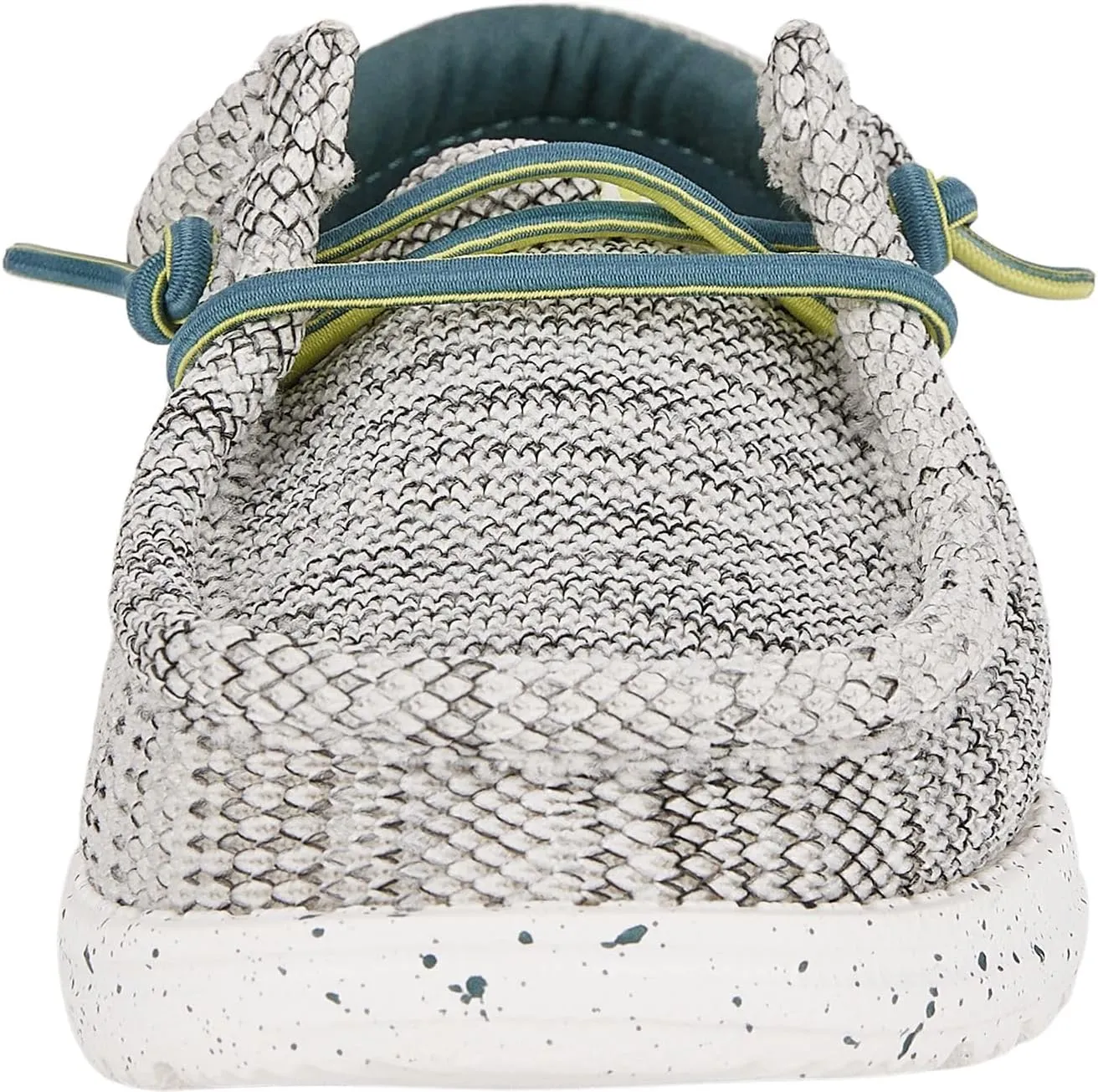 Hey Dude Boy's Wally Heathered Mesh | Youth's Shoes | Youth Slip-on Loafers | Comfortable & Light-Weight