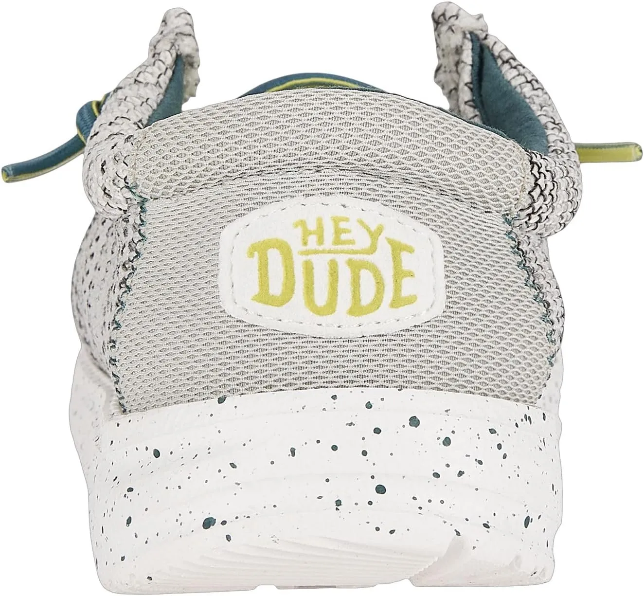 Hey Dude Boy's Wally Heathered Mesh | Youth's Shoes | Youth Slip-on Loafers | Comfortable & Light-Weight