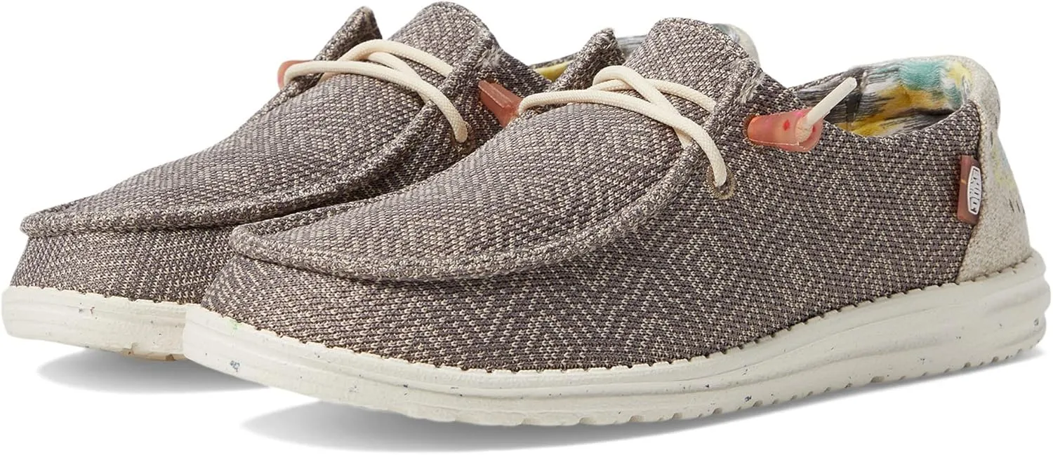 Hey Dude Women's Lily Multiple Colors | Women’s Shoes | Women’s Lace Up Loafers | Comfortable & Light-Weight