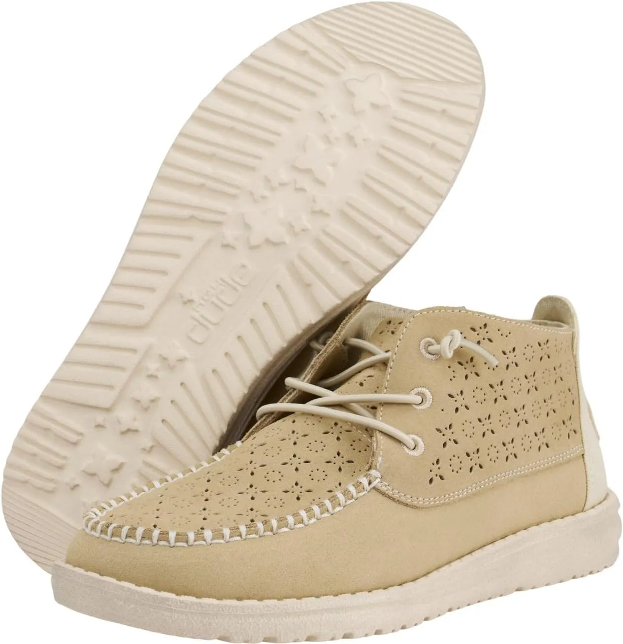 Hey Dude Women's Wendy Mid Suede Boho | Women's Shoes | Women's Slip On Loafers | Comfortable & Light-Weight