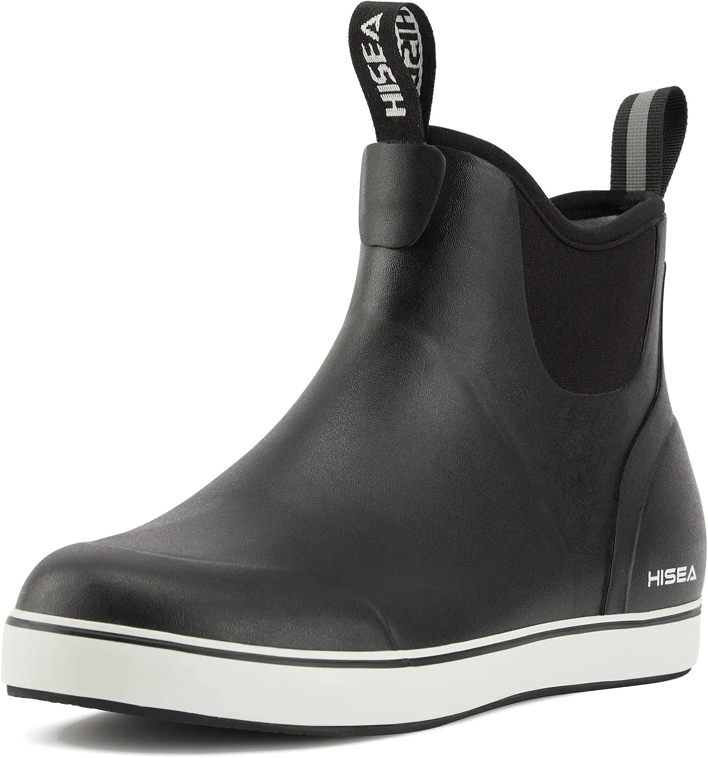HISEA Women's Ankle Rain Boots, Rubber Fishing Deck Boots, Garden Boots for Women Waterproof