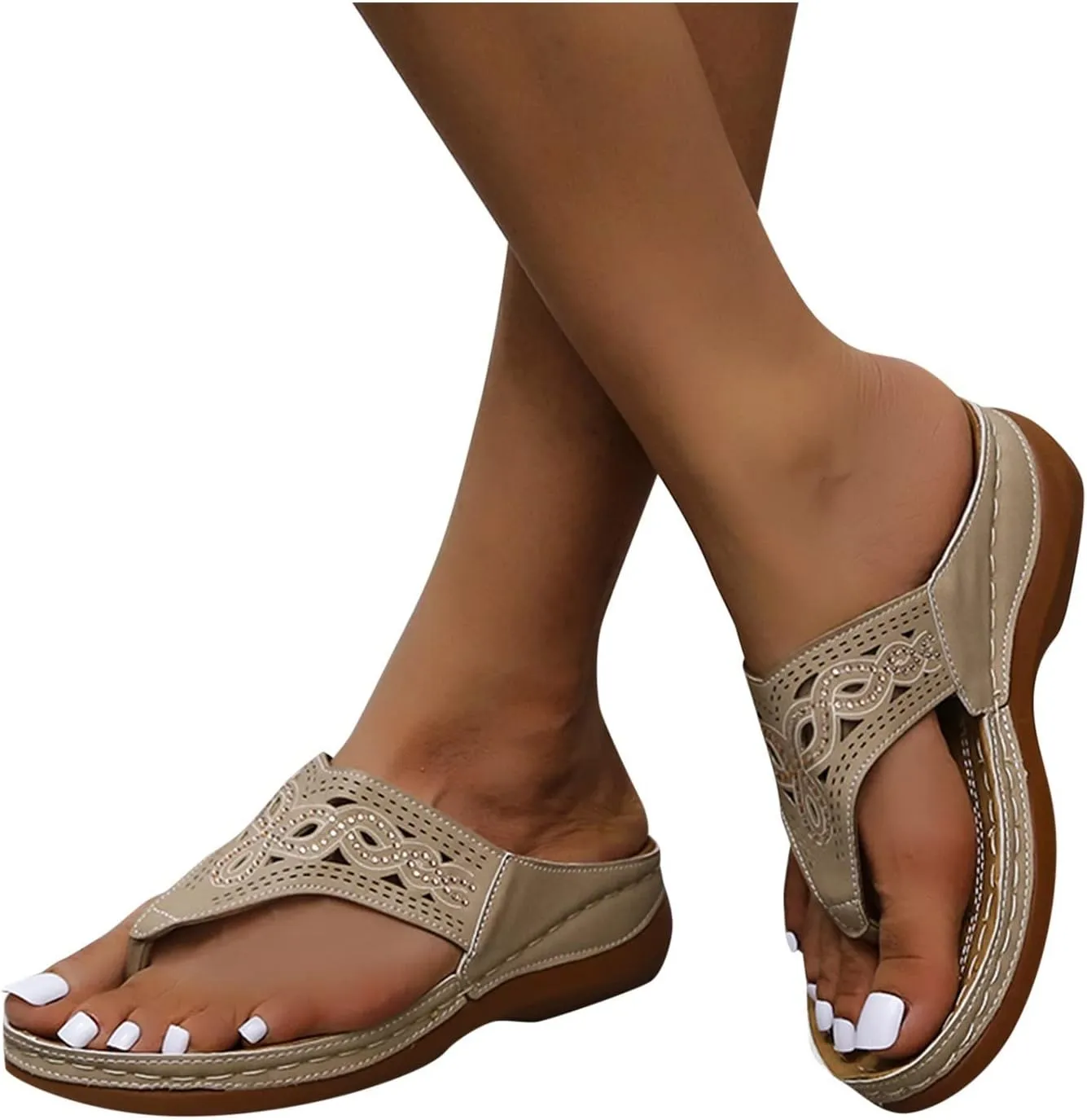 House Shoes with Arch Support for Women Womens Orthopedic Sandals 9 Black Strappy Sandals Wedge Heel Sandals Plantar Fasciitis Dress Shoes Women Sandals for Older Women Comfortable