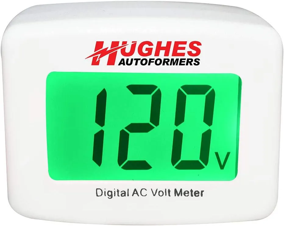 Hughes Autoformers Dual Color DVM Dual Color Digital Voltmeter