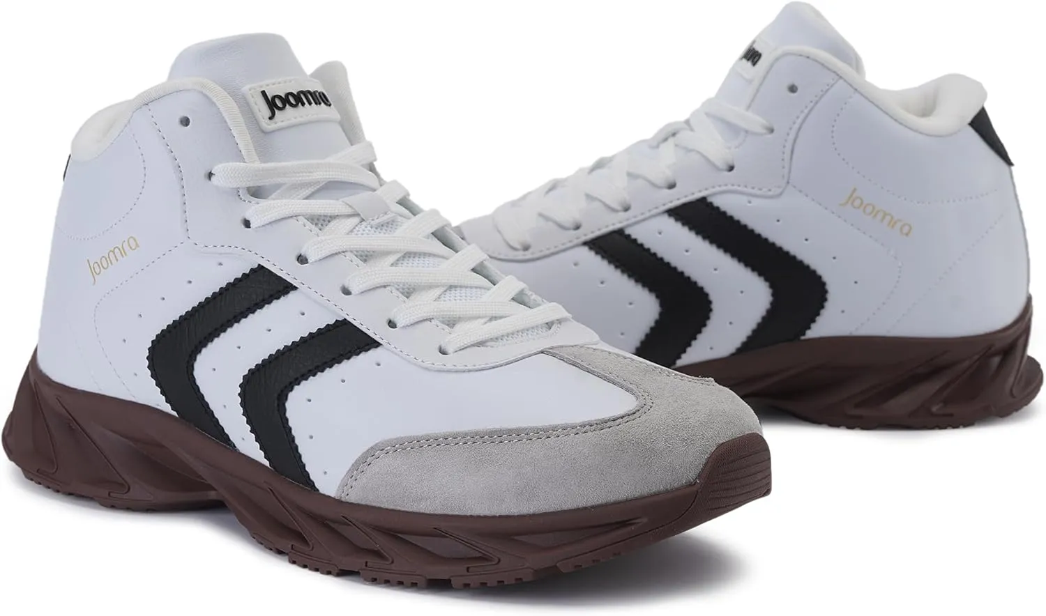 Joomra Men's Stylish Sneakers High Top Athletic-Inspired Shoes