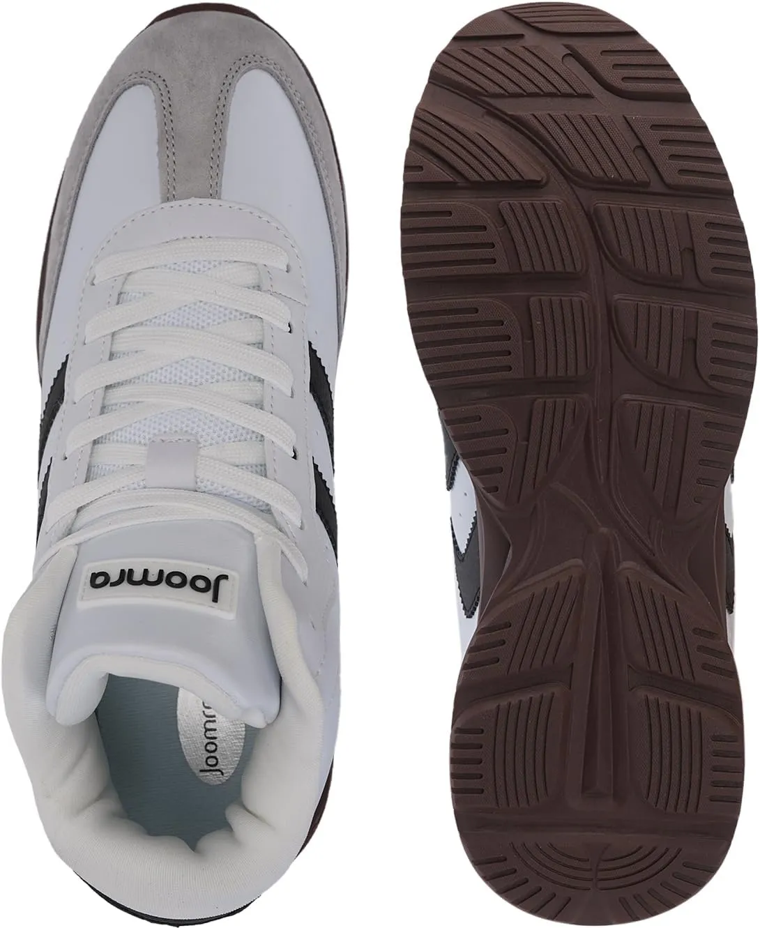 Joomra Men's Stylish Sneakers High Top Athletic-Inspired Shoes