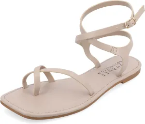 Journee Collection Women's Charra Flat Sandal