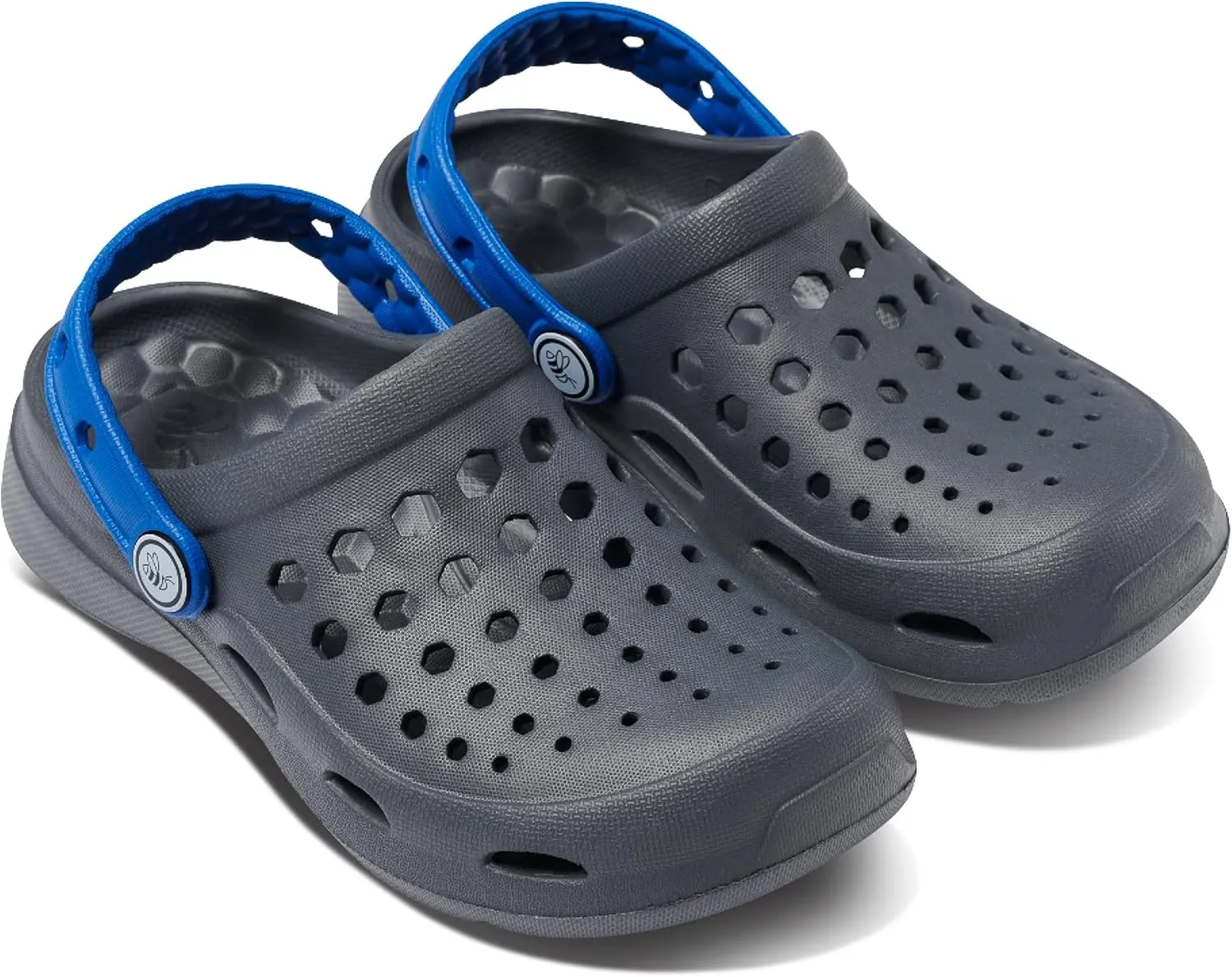 Joybees Kids Active Clog - Clogs for Kids, Rubber Shoe for Girls and Boys, Slip On Foam Sandals, Water Shoes with Strap for Toddlers and Children Size C4-J5