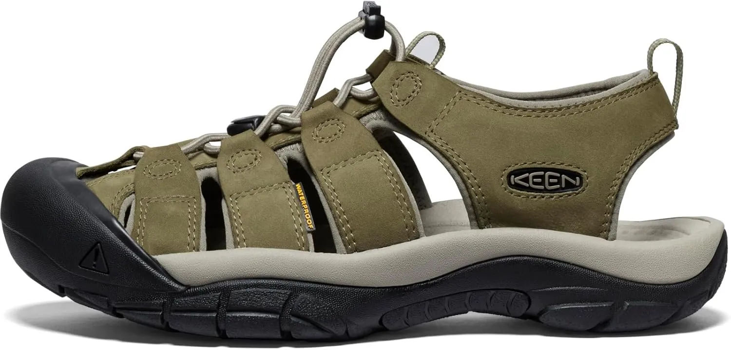 KEEN Men's Newport Closed Toe Comfortable Durable Leather Water Sandals