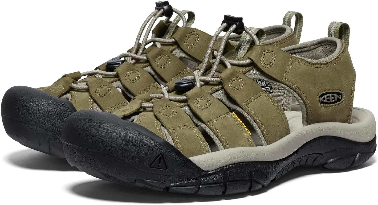 KEEN Men's Newport Closed Toe Comfortable Durable Leather Water Sandals