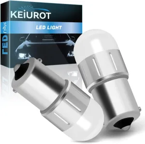 Keiurot 93 Bulb S8 BA15S 1156 1141 Bulb 10-30Volt AC/DC for Desk Lamp,Outdoor Landscape Patio Lighting,Pathway Lights,RV Camper Marine Boat Trailer Lighting 3000K Warm White,2Pack