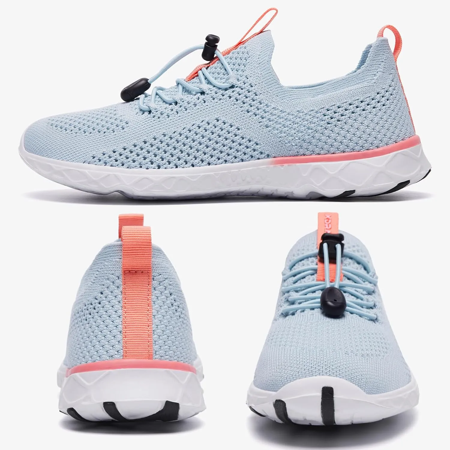 KOLILI Women's Stylish Water Shoes, Tennis Walking Shoes with Arch Support, Best for Water Sports, Travel & Walk
