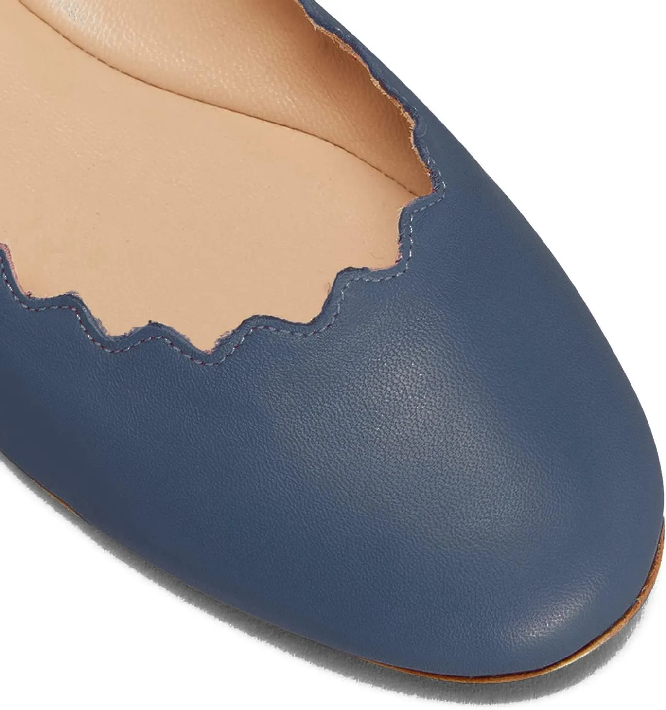 LEHOOR Women Closed Round Toe Flats Slip On Ballet Flats Casual Flat Shoes Comfort Flat Heel Dress Shoes Office Party Office Ladies Drive Flats Walking Street Classic Chic 4-11 M US