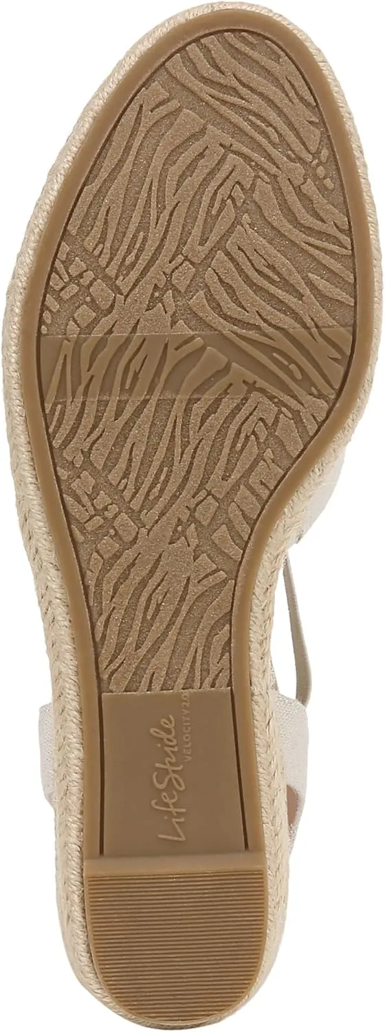 LifeStride Women's Kennedy Espadrille Wedge Sandal
