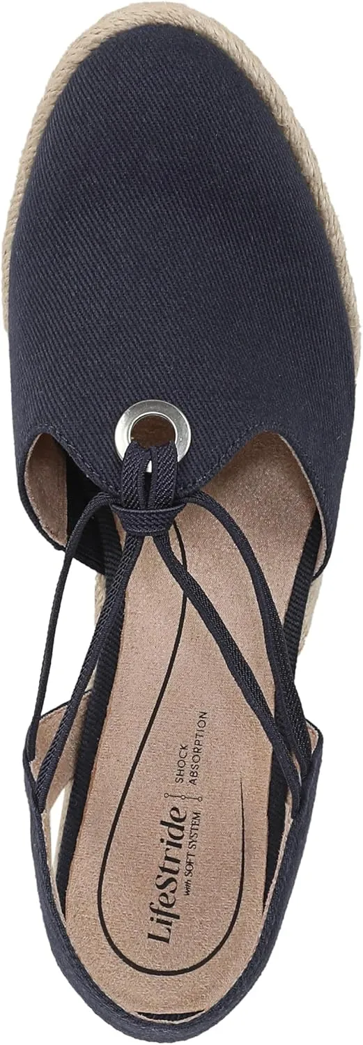 LifeStride Women's Kennedy Espadrille Wedge Sandal
