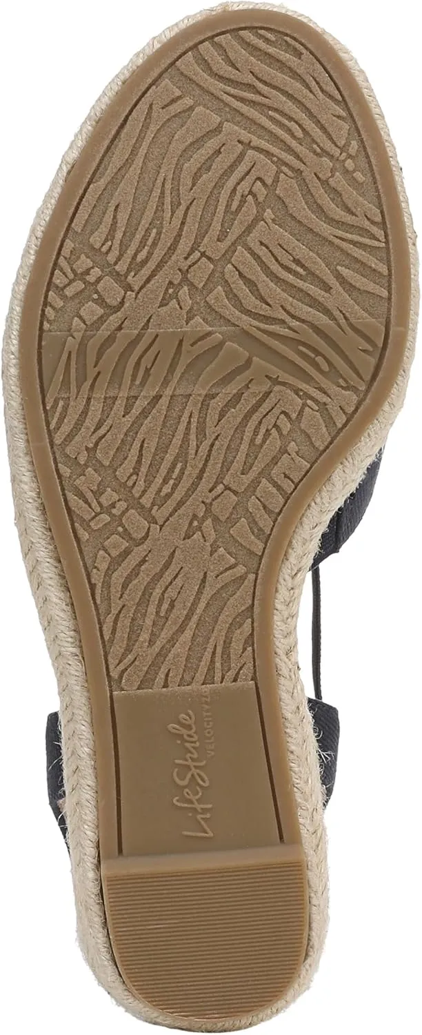 LifeStride Women's Kennedy Espadrille Wedge Sandal