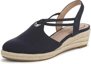 LifeStride Women's Kennedy Espadrille Wedge Sandal