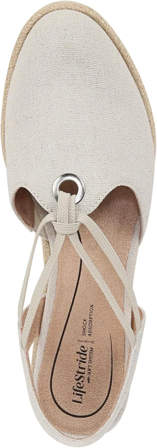 LifeStride Women's Kennedy Espadrille Wedge Sandal