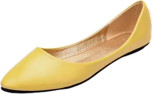 MAIERNISI JESSI Flats for Women Ballet Flats Pointed Toe Dress Business Casual Shoes