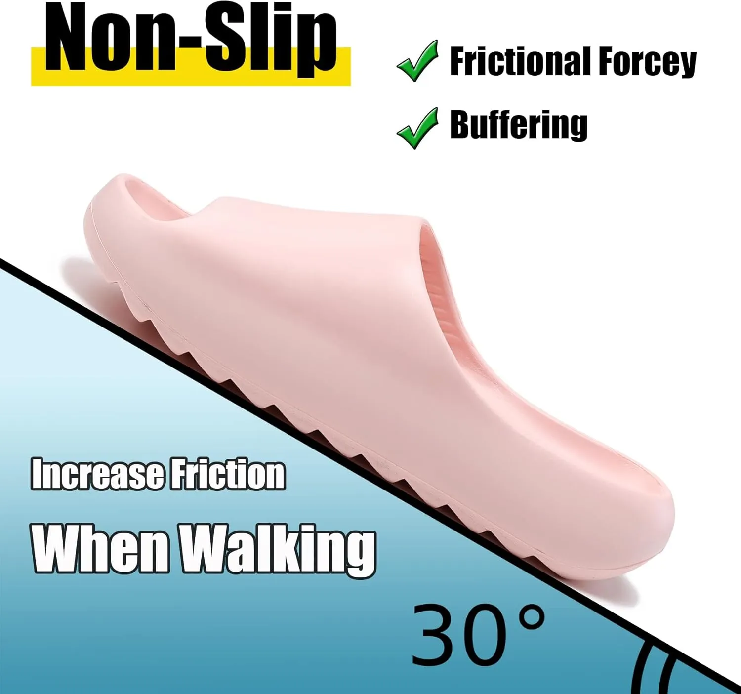 Men Women Cloud Cushion Slides EVA Pillow Slippers Cute Cartoon Print Non-Slip Shower Sandals Open Toe for Bathroom House Spa Gym Home Soft Comfy Shoes