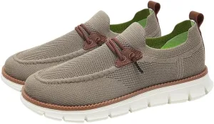 Mens Casual Loafers Slip On Fashion Walking Dress Business Oxfords Lightweight Soft Sole Classic Lace Up Comfortable