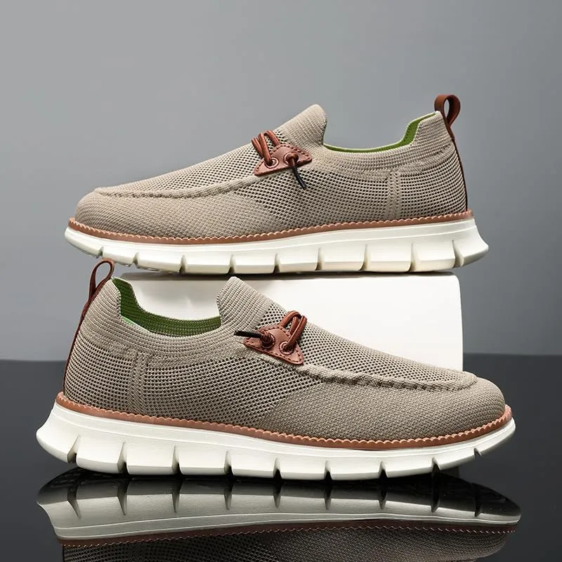 Mens Casual Loafers Slip On Fashion Walking Dress Business Oxfords Lightweight Soft Sole Classic Lace Up Comfortable